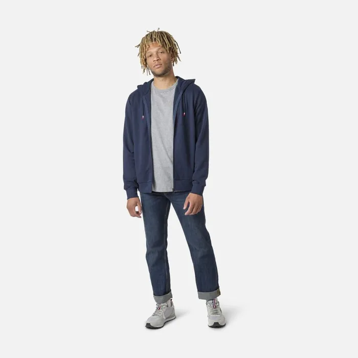 Herren Sweatshirts Und Pullover Rossignol Herrensweatshirt Mit Kapuze Logo Und Durchgehendem Reiverschluss Darknavy715