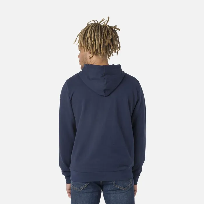 Herren Sweatshirts Und Pullover Rossignol Herrensweatshirt Mit Kapuze Logo Und Durchgehendem Reiverschluss Darknavy715