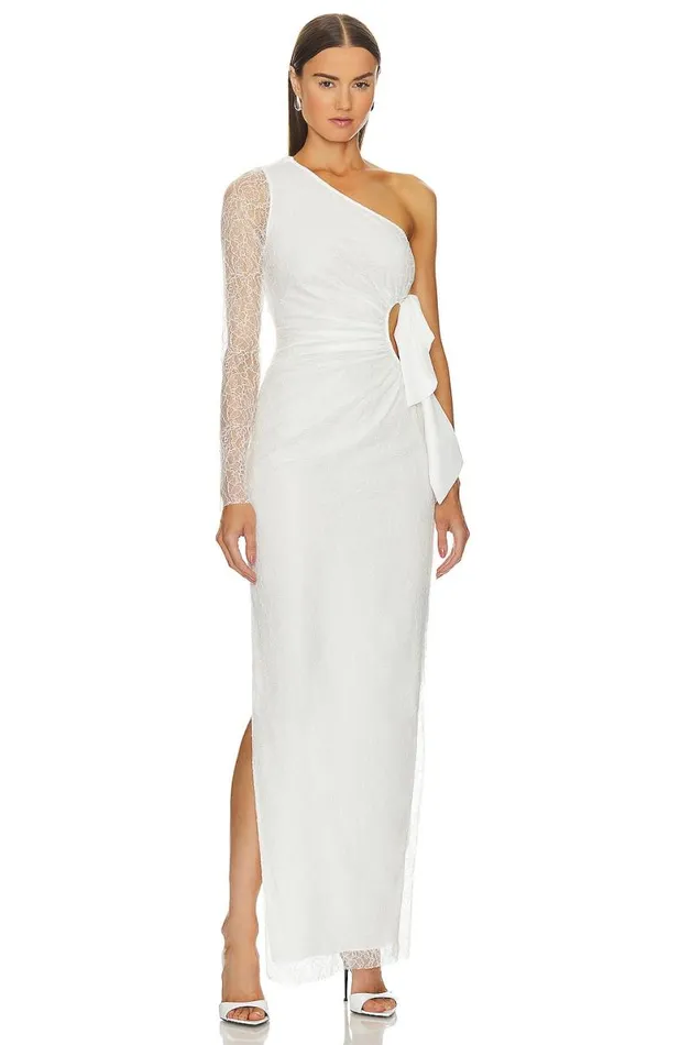 Hollyn Gown White Women Lovers and Friends Dresses