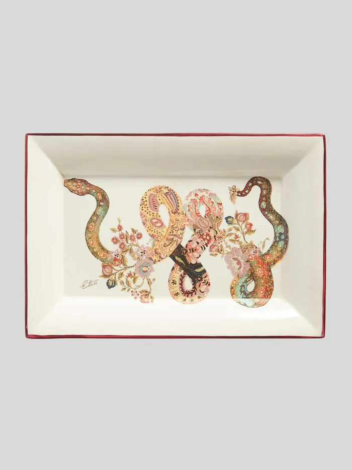 Home Rectangular Ceramic Tray Etro Home Accessories