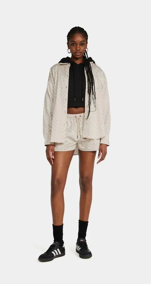 Hushed Violet Reportia Shorts Women Daily Paper Shorts