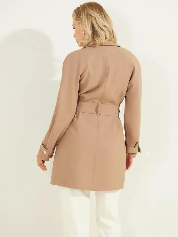 Jackets Women Marciano Austin Wrap Coat Shiitake Brown Jackets Women Marciano Austin Wrap Coat Shiitake Brown
