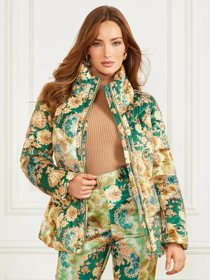 Jackets Women Marciano Katrin Puffer Jacket Heirloom Print Jackets Women Marciano Katrin Puffer Jacket Heirloom Print