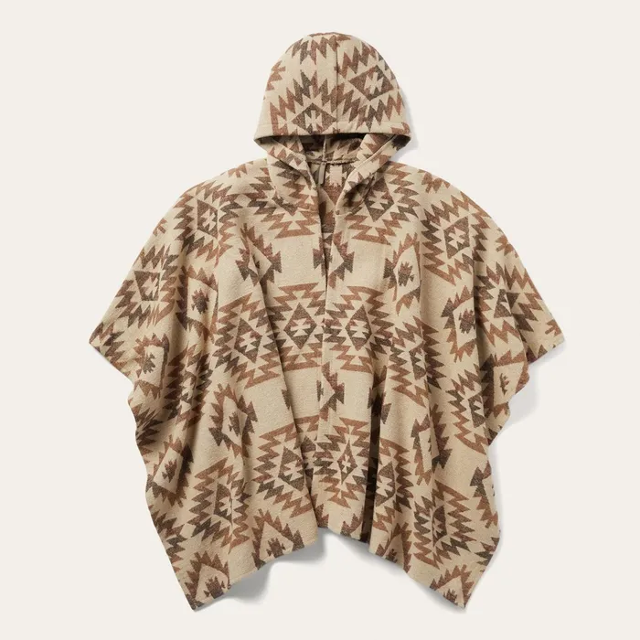 Jackets Women Stetson Tan Aztec Poncho Brown