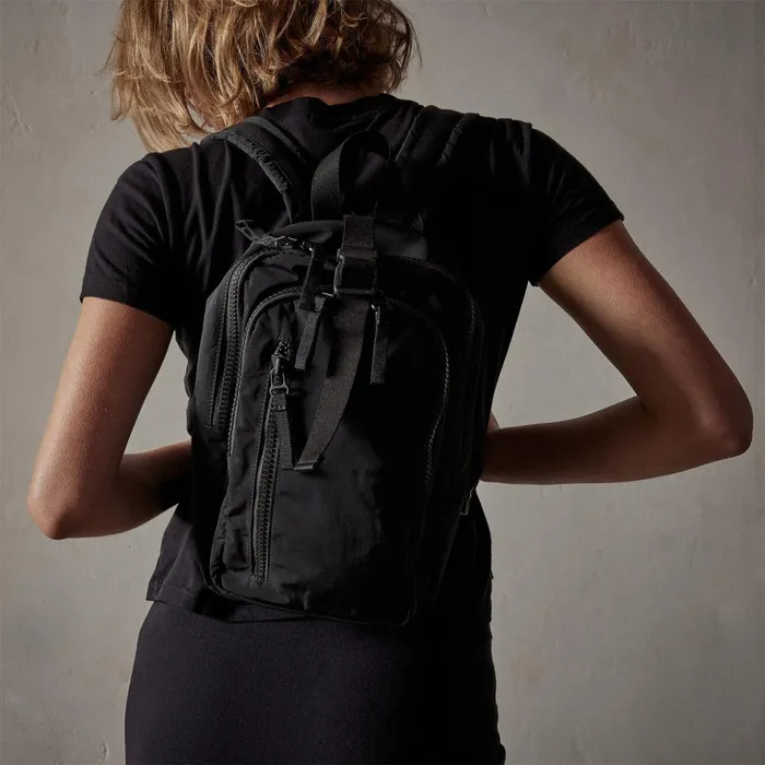 James Perse Backpacks Mini Zip Backpack Black 8211 MenWomen
