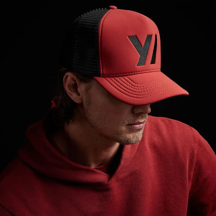 James Perse Hats Embroidered Scuba Trucker Hat Sunstone 8211 Men