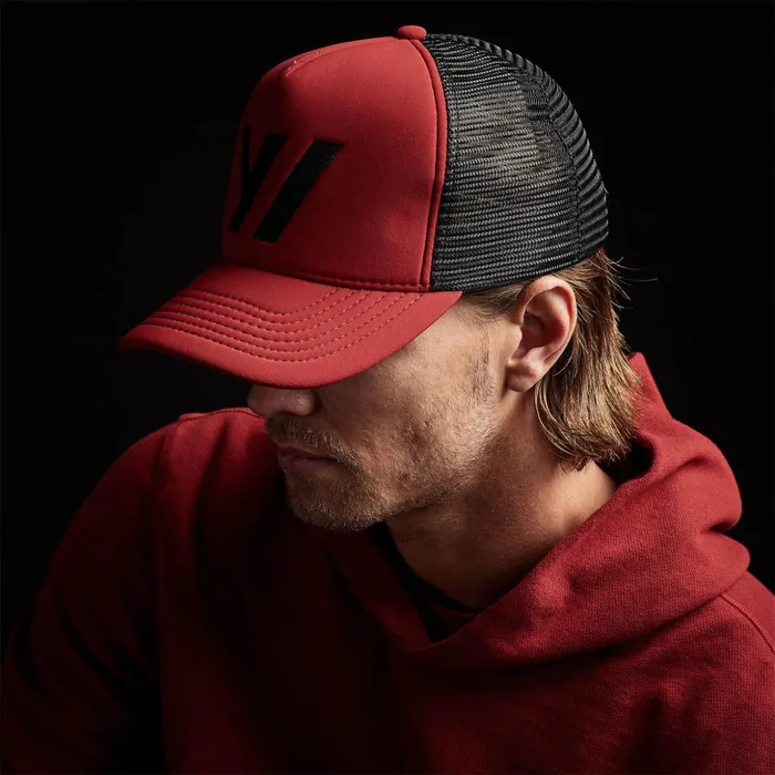 James Perse Hats Embroidered Scuba Trucker Hat Sunstone 8211 Men