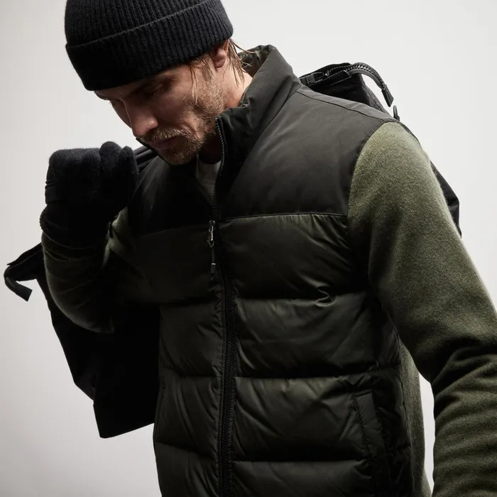 James Perse JacketsOuterwear Luxury Down Front Zip Sweater Sierra 8211 Men
