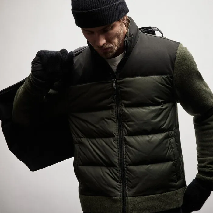 James Perse JacketsOuterwear Luxury Down Front Zip Sweater Sierra 8211 Men