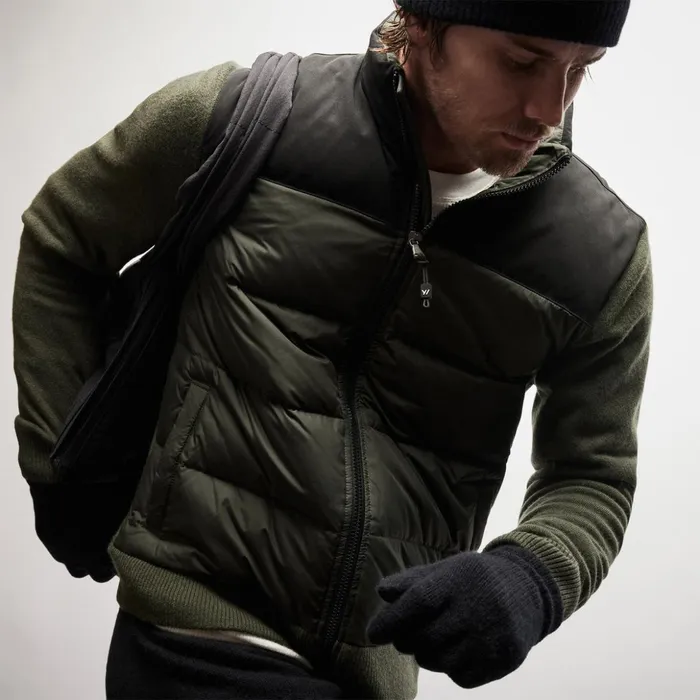 James Perse JacketsOuterwear Luxury Down Front Zip Sweater Sierra 8211 Men