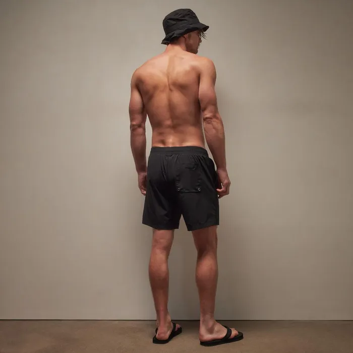 James Perse Swimwear Split Hem Boardshort Black 8211 Men