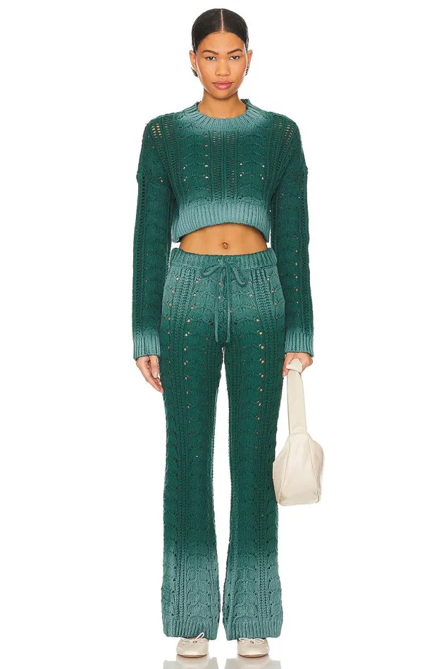Jelissa Ombre Sweater Green Ombre Women Lovers and Friends Sweaters and Knits