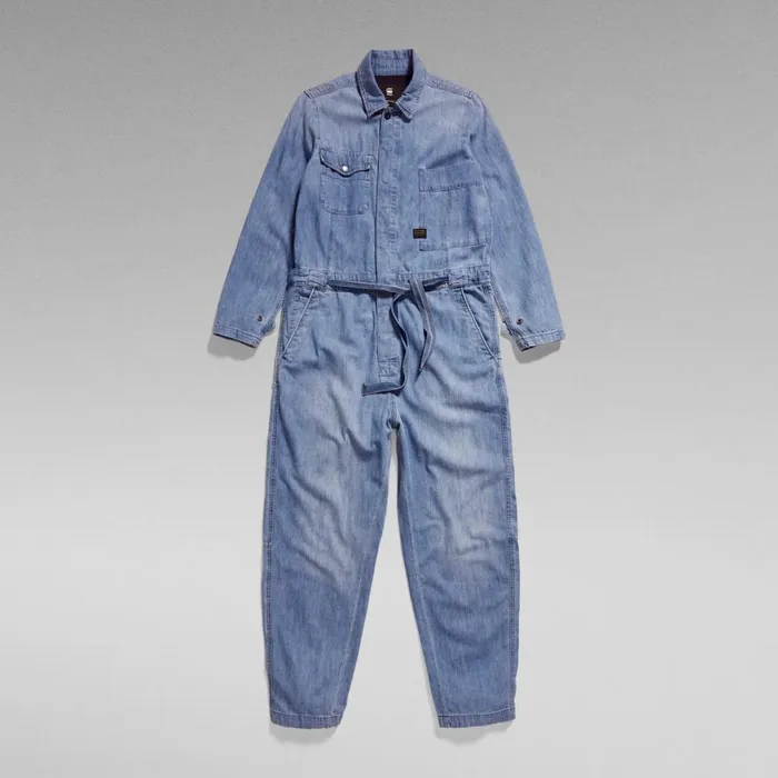 Jumpsuits Women GStar RAW Denim Jumpsuit Long Sleeve Medium Aged