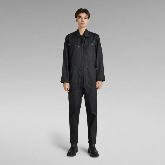 Jumpsuits Women GStar RAW Multi Zip Jumpsuit 20 Dark Black
