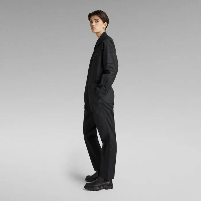 Jumpsuits Women GStar RAW Multi Zip Jumpsuit 20 Dark Black