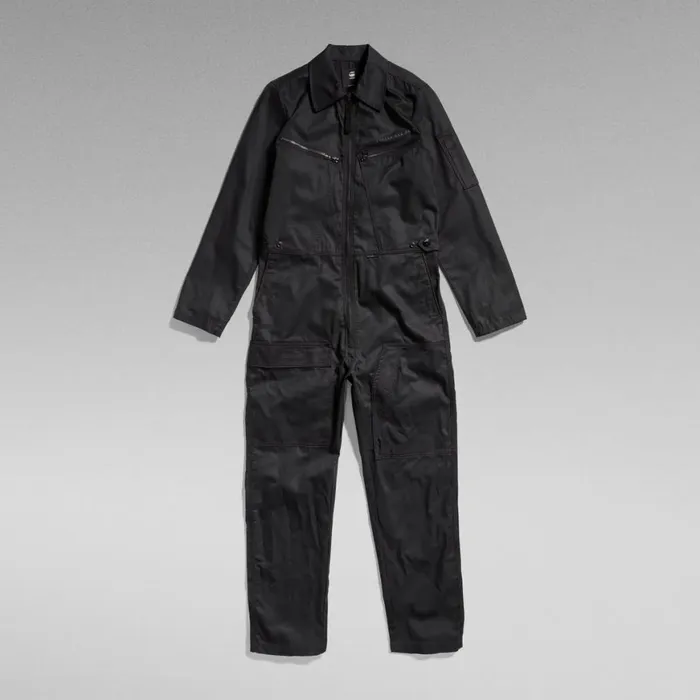 Jumpsuits Women GStar RAW Multi Zip Jumpsuit 20 Dark Black