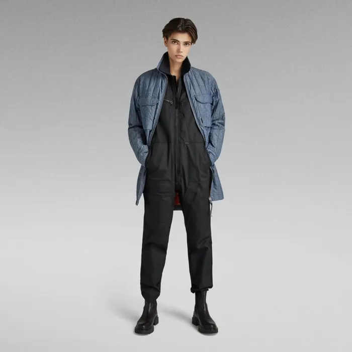 Jumpsuits Women GStar RAW Multi Zip Jumpsuit 20 Dark Black
