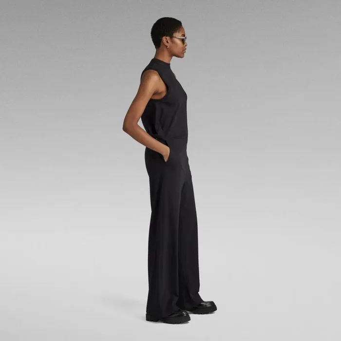 Jumpsuits Women GStar RAW Open Back Jumpsuit Dark Black