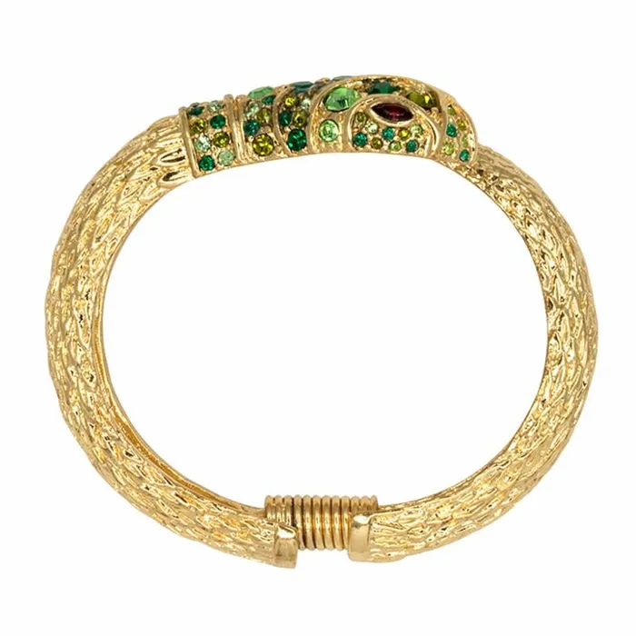 Kenneth Jay Lane Light Color Gem Bracelets Women Multi Green Snake Head Bracelet Kenneth Jay Lane Light Color Gem Bracelets Women Multi Green Snake Head Bracelet