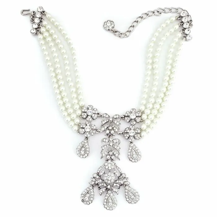Kenneth Jay Lane Pearl Necklaces Women 034Let Them Eat Cake034 Pearl Choker