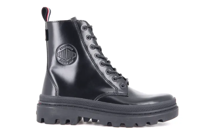 Kids Boots PALLADIUM PALLATROOPER OFF1 Blackblack