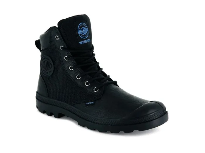 Kids Boots PALLADIUM PAMPA SPORT CUFF WPN Black Kids Boots PALLADIUM PAMPA SPORT CUFF WPN Black
