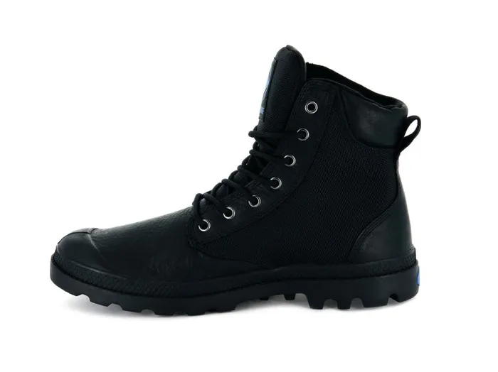 Kids Boots PALLADIUM PAMPA SPORT CUFF WPN Black Kids Boots PALLADIUM PAMPA SPORT CUFF WPN Black