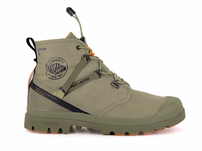 Kids Boots PALLADIUM PAMPA TRAVEL LITE WATERPROOF Dune