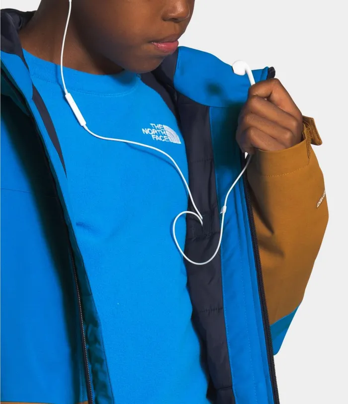 Kids Chakado Insulated Jacket Clear Lake Blue The North Face Jackets and Vests