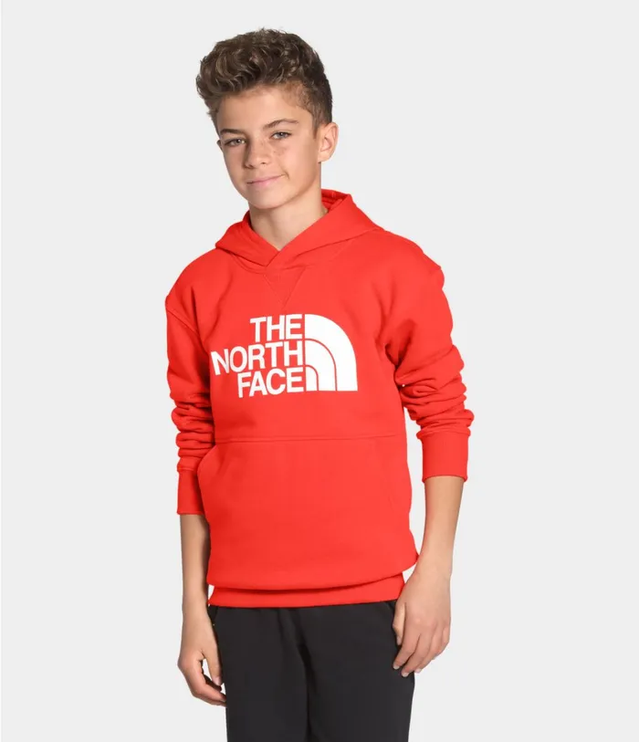 Kids Essential Pullover Hoodie Flare Orange The North Face Tops