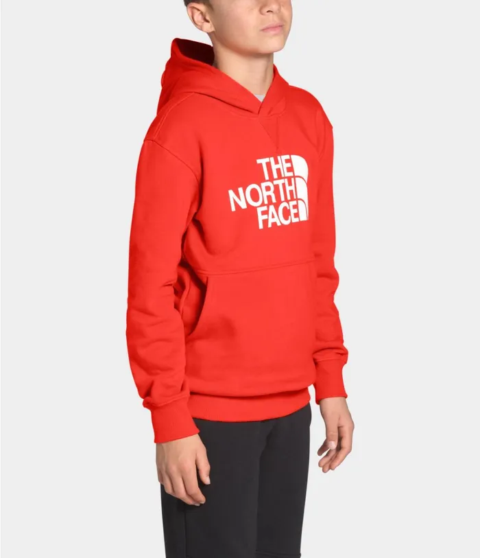 Kids Essential Pullover Hoodie Flare Orange The North Face Tops