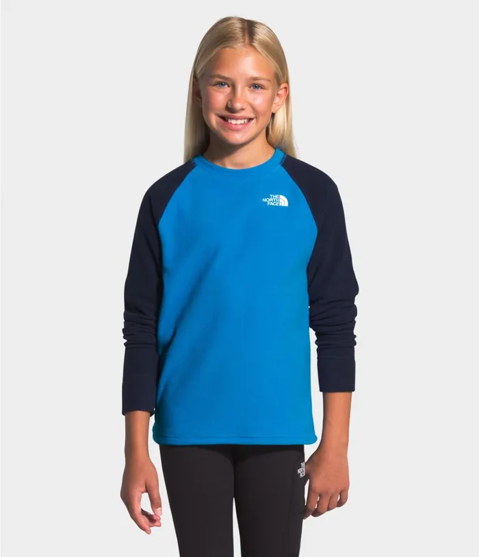 Kids Glacier Crew Clear Lake Blue The North Face Tops