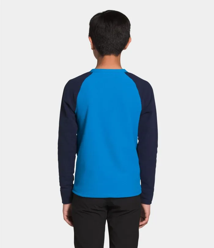 Kids Glacier Crew Clear Lake Blue The North Face Tops