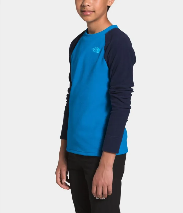 Kids Glacier Crew Clear Lake Blue The North Face Tops