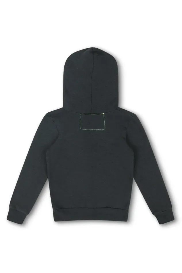 Kids Hoodies Aviator Nation Smiley 2 Pullover Hoodie 8211 Charcoal