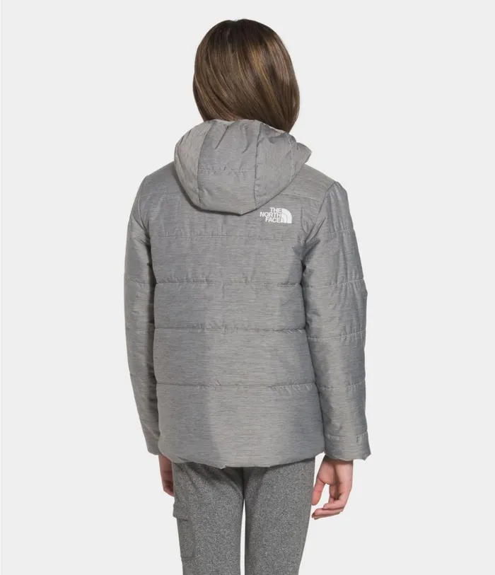 Kids Reversible Perrito Jacket Tnf Medium Grey Heather The North Face Jackets and Vests
