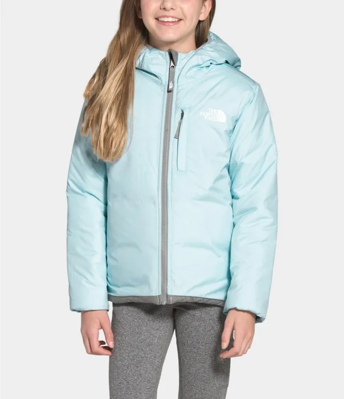 Kids Reversible Perrito Jacket Tnf Medium Grey Heather The North Face Jackets and Vests