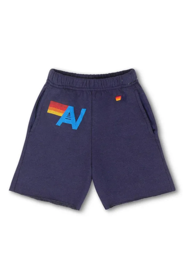 Kids Shorts Aviator Nation Logo Sweatshorts 8211 Navy