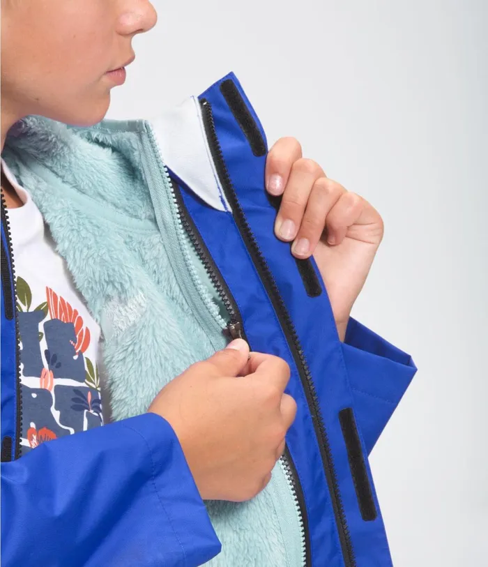 Kids Suave Oso Hoodie Starlight Blue The North Face Jackets and Vests