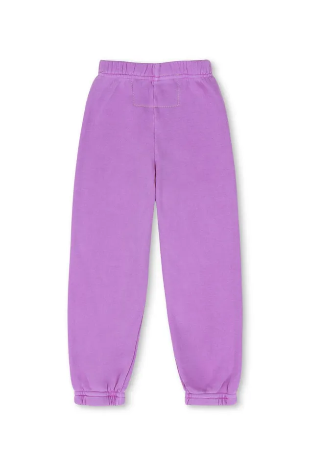 Kids Sweatpants Aviator Nation Logo Sweatpants 8211 Neon Purple