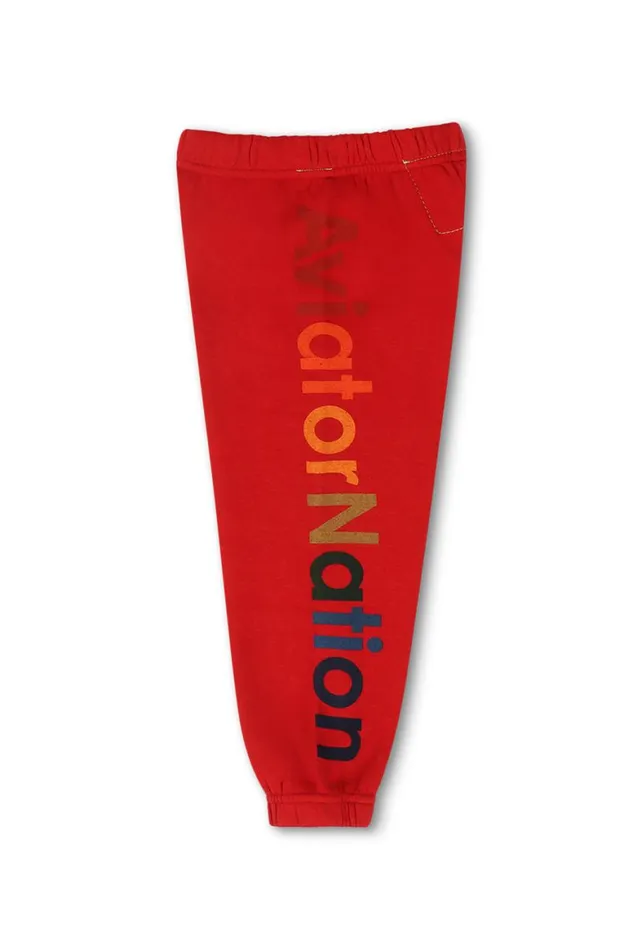 Kids Sweatpants Aviator Nation Sweatpants 8211 Red