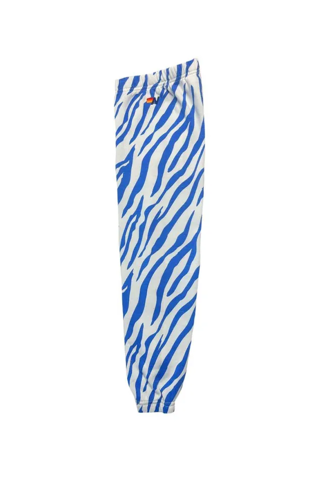 Kids Sweatpants Aviator Nation Tiger Sweatpants 8211 Blue Tiger