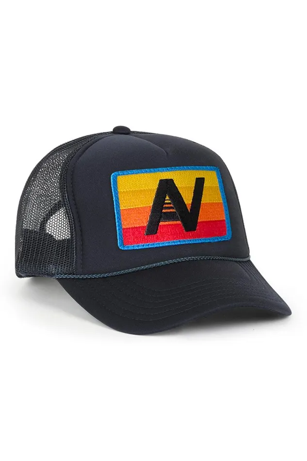 Kids Trucker Hats Aviator Nation Logo Rainbow 8211 Vintage Trucker Hat