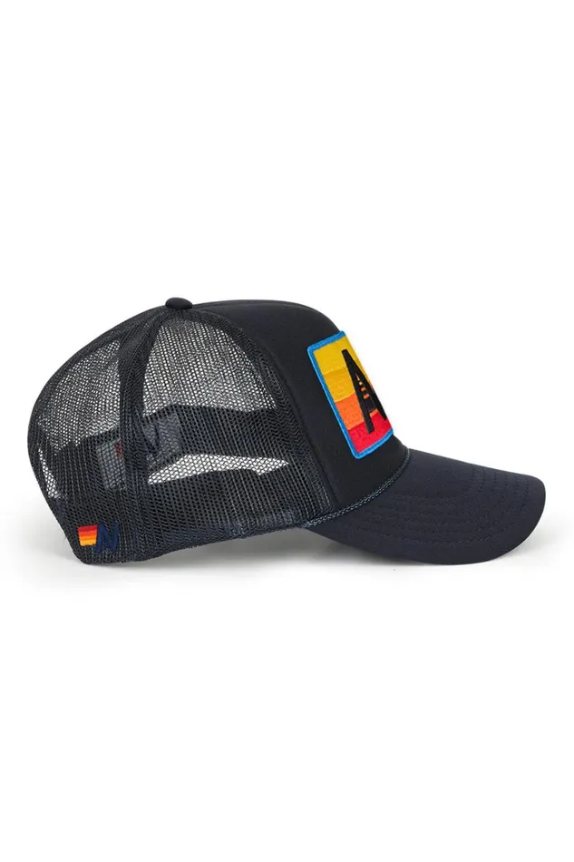 Kids Trucker Hats Aviator Nation Logo Rainbow 8211 Vintage Trucker Hat