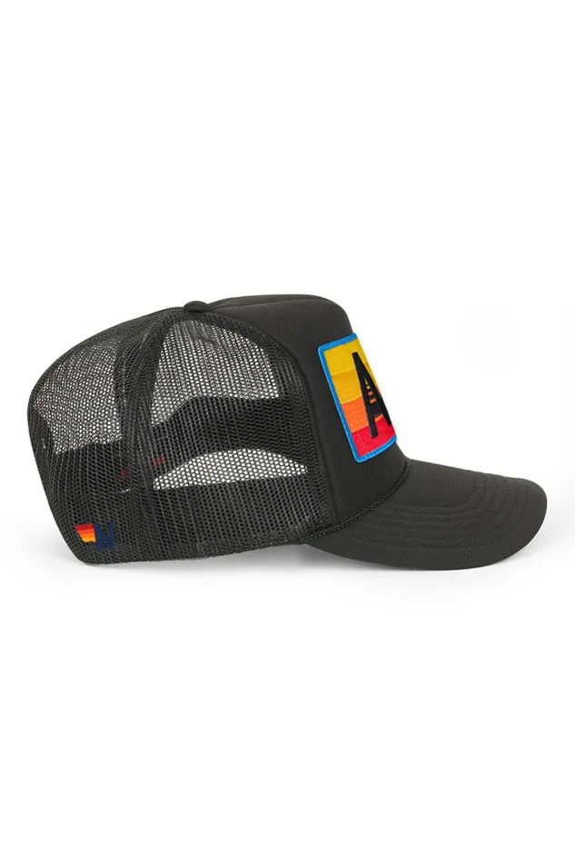 Kids Trucker Hats Aviator Nation Logo Rainbow 8211 Vintage Trucker Hat