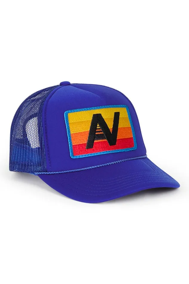 Kids Trucker Hats Aviator Nation Logo Rainbow 8211 Vintage Trucker Hat