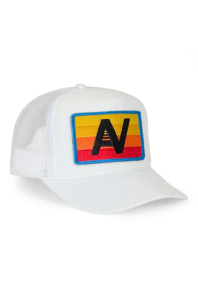 Kids Trucker Hats Aviator Nation Logo Rainbow 8211 Vintage Trucker Hat