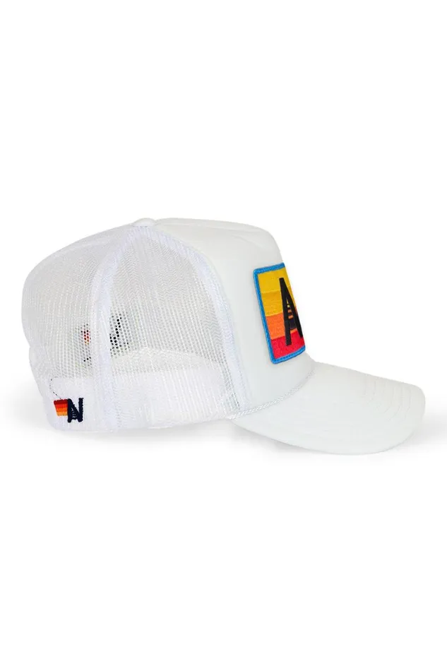 Kids Trucker Hats Aviator Nation Logo Rainbow 8211 Vintage Trucker Hat