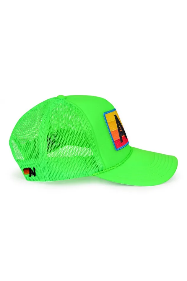 Kids Trucker Hats Aviator Nation Logo Rainbow 8211 Vintage Trucker Hat