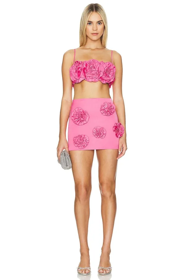 Kirylam Skirt Hot Pink Women Lovers and Friends Skirts